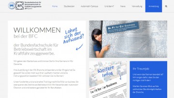 Bundesfachschule: BFC modernisiert Website