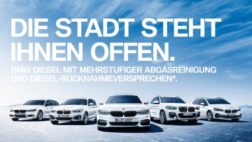 Diesel-Fahrverbote: BMW gibt "Rücknahmeversprechen" 