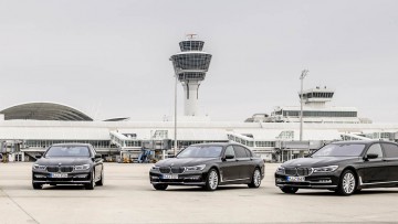 VIP-Shuttle: BMW 7er für den Flughafen München