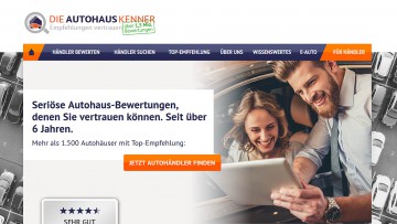 Online-Reputation: Starker Zuwachs bei "Die Autohauskenner"