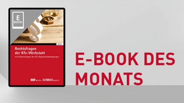 E-Book: "Rechtsfragen der Kfz-Werkstatt" zum Sonderpreis
