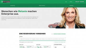 Mietwagen: Enterprise Rent-A-Car präsentiert neue Website
