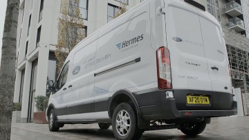Kooperation zwischen Ford und Hermes: Erst Transporter, dann zu Fuß