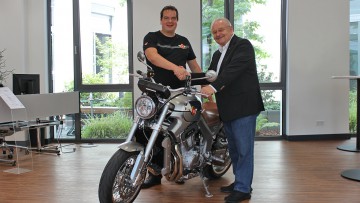 Motorradfan Karpinski: ZDK-Präsident fährt Horex