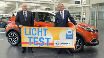 Sicherheitsaktion: Renault unterstützt "Licht-Test 2015"