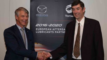 Mazda und Total: Partnerschaft verlängert