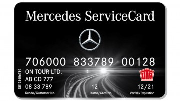 Tankkarte: Neuer Auftritt für Mercedes-Benz Service Card
