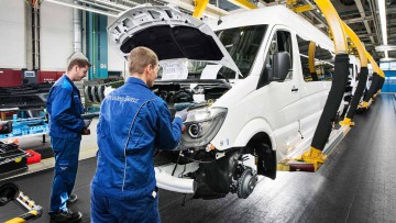 Sprinter-Produktion: Daimler setzt weiter auf deutsche Werke