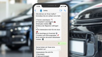 Digitale Kommunikation: WhatsApp-Chatbot für Autohäuser