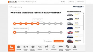 Fahrzeugmarkt: Mobile.de setzt auf neues Design