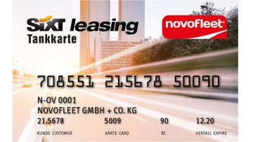 Tankkarte: Sixt Leasing führt Novofleet-Card ein