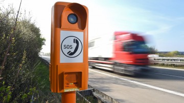 Notrufsäulenbilanz 2018: Vier Anrufe pro Autobahnkilometer