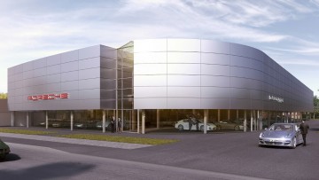Baustart: Neues Porsche Zentrum in München