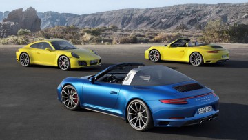 Porsche 911 Carrera 4 und Targa 4: Facelifts ab Januar erhältlich