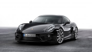 Porsche Cayman als Black Edition: Schöne Schwarzmalerei