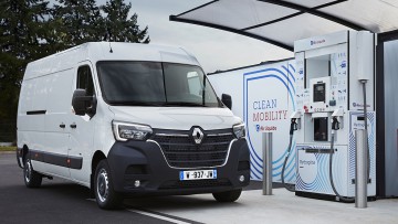 Renault-Transporter: Große Reichweite dank kleiner Brennstoffzelle