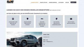 Sixt Sports & Luxury Cars: Mehr Service