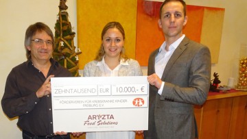 Aryzta: 10.000 Euro für krebskranke Kinder
