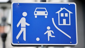 Tempolimit in Spielstraßen: Nicht mehr als 10 km/h erlaubt
