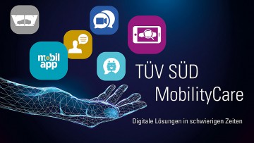 Digitales Hilfspaket: TÜV SÜD erweitert MobilityCare-Paket