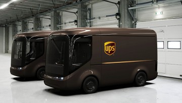Neue UPS-Autos: Päckchenlieferung per E-Transporter