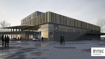 Neues Mobilitätszentrum der Grill Gruppe: Planmäßiger Baufortschritt