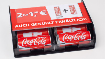 CashBox von MCS mit Coca Cola Dosen