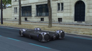Automobile Entwürfe für Metropolen: Citröen zeigt ein "fahrendes Baguette"