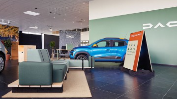 Dacia stellt neue Showroom-CI vor: Modular und nachhaltig