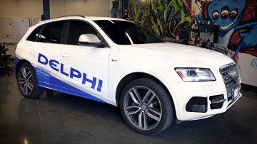 Autozulieferer: Delphi bringt selbstfahrenden Minibus nach Paris