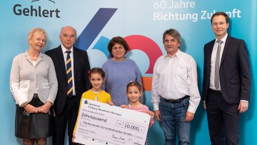 60 Jahre Autohaus Gehlert: 10.000 Euro für krebskranke Kinder