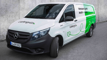 Nachhaltigkeit: Mercedes-Benz Automotive Mobility vermietet eVito Transporter an Liefergrün