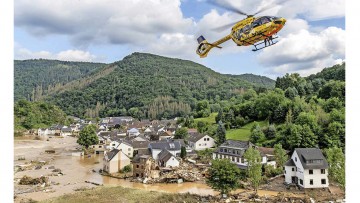 Hochwasser-Katastrophe: ADAC flog mehr als 200 Luftrettungseinsätze