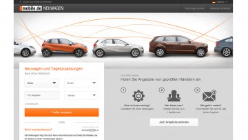 Fahrzeugmarkt: Mobile.de Neuwagen mit neuer Funktion