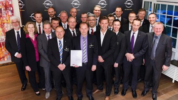 Ehrung: Zuwachs für Verkaufsleiter-Club von Opel