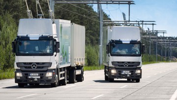 Lastwagen: Siemens baut E-Autobahn in Kalifornien