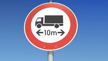 Durchfahrtverbot nicht nur für Lkw: Zu lang ist zu lang