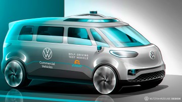 VW Nutzfahrzeuge: Elektro-Bus soll auch autonom fahren