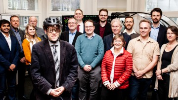 Citylogistik: Forscher arbeiten am intelligenten Fahrradhelm