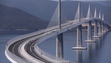 Brücke, Kroatien, Pelješac
