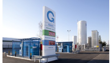 UTA, Gas-Station, Gas-Tankstelle, Gasum