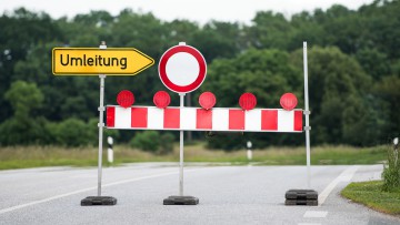 Abschnitt der Autobahn 8 am Wochenende gesperrt