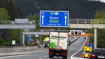 Brennerautobahn: Kontrollzentrum für nach Italien einreisende Lkw