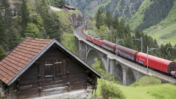 Gütertransporte durch die Schweizer Alpen deutlich gesunken