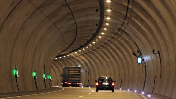 Mannheimer Tunnel wegen Sicherheitsmängeln voll gesperrt