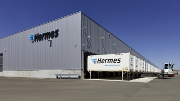 Hermes nimmt neues Logistikzentrum in Ansbach in Betrieb