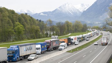 Mehr Lkw auf Österreichs Straßen