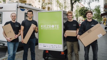 Letzte Meile: "Kiezbote" in Berlin-Charlottenburg gestartet