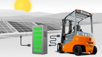 Flurförderzeuge: Toyota Material Handling setzt auf Solarenergie