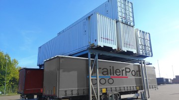 „Stack-X“ Container-Stapelkonstruktion